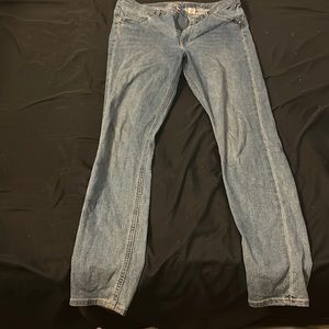 H & M Light Blue High Rise Jeans